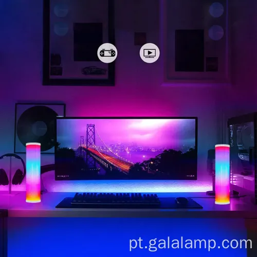 Barras de luz LED ambiente elegante para aprimoramento da sala